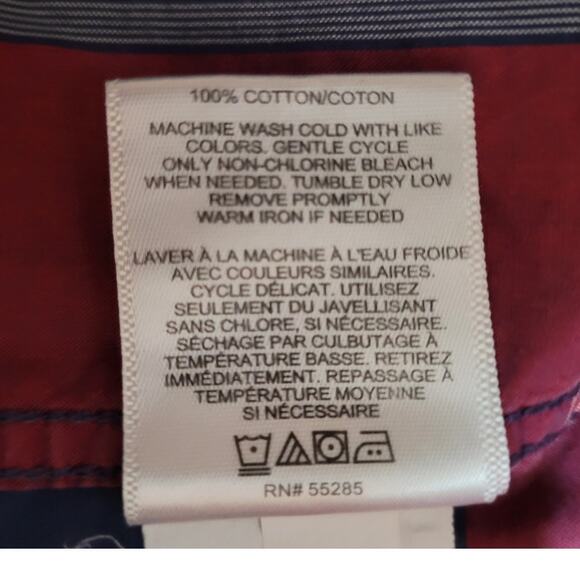 Express Red Blue Buffalo Plaid Flannel Shirt Sz M Soft Wash Cotton Gorpcore - Picture 10 of 10